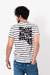Remera De Jersey Rayado Regular Espalda Estampada - comprar online