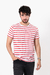 Remera De Jersey Rayado Regular Espalda Estampada en internet