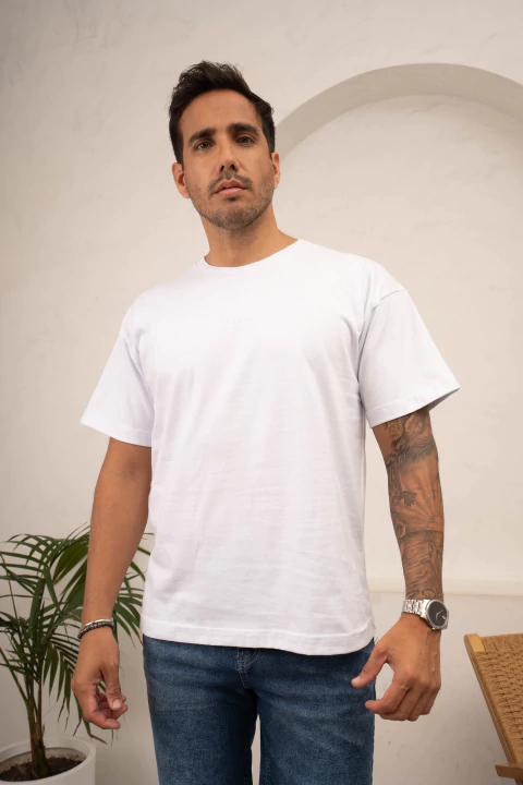 Remera Oversize Jersey Pesado - comprar online