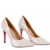 SCARPIN ANY GATA DE BOTAS VERNIZ CREME