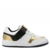 TÊNIS SCHUTZ COURO BRANCO PRETO DOURADO