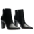 BOTA TRIANGLE SALTO BLOCO COURO PRETA - comprar online