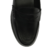 Mocassim Preto Couro Bico Redondo Tira - Gata De Botas