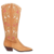 BOTA WESTERN CANO ALTO BORDADOS CARAMELO