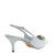 Scarpin Azul Couro Slingback Metal Silvia Braz na internet