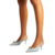 Imagem do Scarpin Azul Couro Slingback Metal Silvia Braz