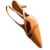 Scarpin Marrom Couro Salto Médio Slingback Amélia - comprar online