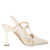 SCARPIN LUIZA BARCELOS CAGE SALTO ALTO OFF WHITE na internet