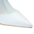 Scarpin Carrano Loretta Salto Fino Couro Branco - Gata De Botas