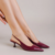Slingback Vicenza Servia Bordô - comprar online