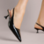 Slingback Vicenza Servia Preto - comprar online