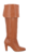BOTA LUIZA BARCELOS DE SALTO ALTO OVER THE KNEE EM COURO CASTANHO - comprar online