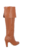 BOTA LUIZA BARCELOS DE SALTO ALTO OVER THE KNEE EM COURO CASTANHO - Gata De Botas