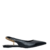 Sapatilha Carrano Slingback Chain Charm Couro Preto - comprar online