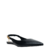 Sapatilha Carrano Slingback Chain Charm Couro Preto na internet