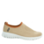 TÊNIS USAFLEX SLIP ON CAMEL TRICOT