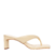 OPEN MULE CARRANO THONG PUFFY SALTO PILAR COURO AMARELO MANTEIGA
