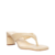 OPEN MULE CARRANO THONG PUFFY SALTO PILAR COURO AMARELO MANTEIGA - comprar online