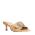Open Carrano Mule Maxi Fivela Rafia Bege Riviera - comprar online