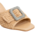 Open Carrano Mule Maxi Fivela Rafia Bege Riviera - Gata De Botas