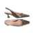 SCARPIN SLINGBACK LUIZA BARCELOS KITTEN HEEL EM VERNIZ VERDE TOMILHO