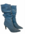 BOTA JEANS ESTONADO COM SALTO PRETO