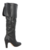 BOTA LUIZA BARCELOS DE SALTO ALTO OVER THE KNEE EM COURO PRETO - Gata De Botas