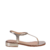 SANDÁLIA RASTEIRA LUIZA BARCELOS TIRA VERTICAL DOURADA - comprar online