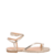 SANDÁLIA RASTEIRA LUIZA BARCELOS MINIMALISTA DOURADA - comprar online
