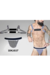 CONJUNTO CUECA EM CIRRE E HARNESS DETALHE EM METAL-Ref.:SDKJ037