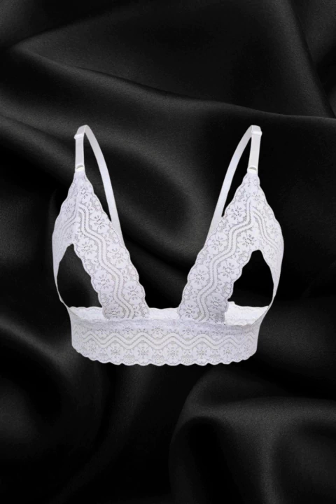 Sutiã Aberto em Renda - CASADO - Sensualle