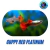 Casal de Guppy Red Platinum – Vermelho Intenso com Brilho Metálico no Aquário