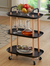 Mesa Carrito Rectangular Negro