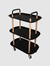 Mesa Carrito Rectangular Negro
