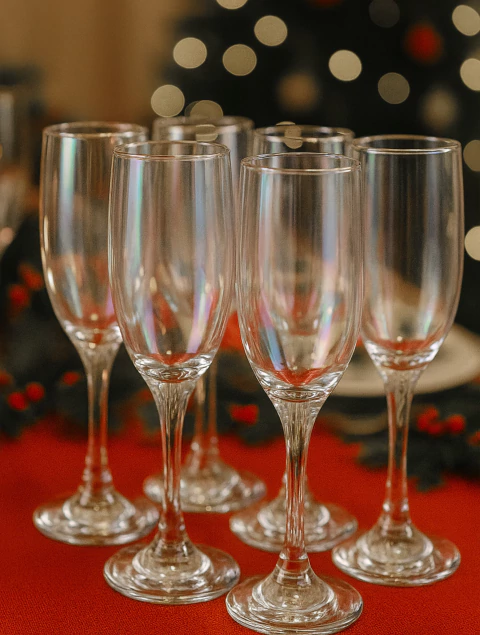 Set x 6 Copas Champagne Iris - comprar online