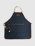 Delantal Jean Combinado Ecocuero - comprar online