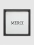 Cuadro Merci Mirror borde negro