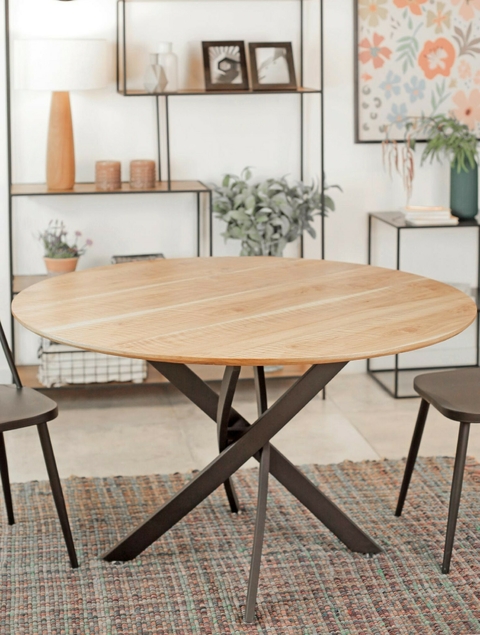 Mesa Kiri Base Cruz 120x74cm