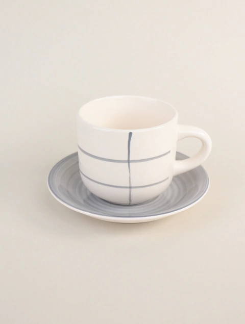 Taza c/Plato Quadri 350ml