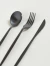 Set cubiertos Negro Mate Dublin x3 en internet