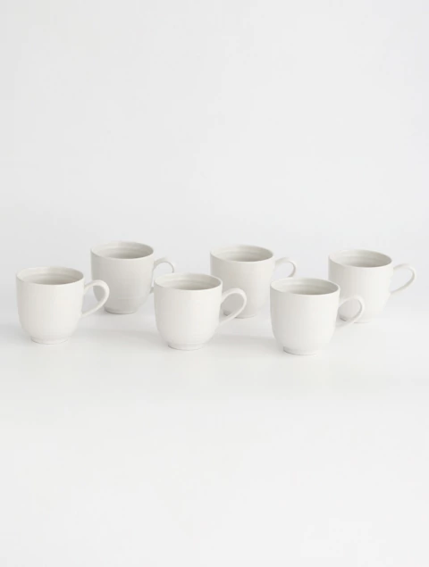 Set Mug Blanco Fushion X6 325Ml - comprar online