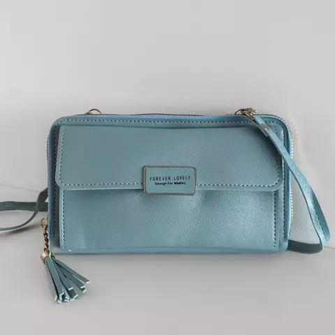 Cartera Lovely Celeste - comprar online