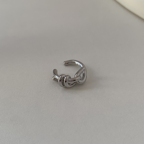 Cuff Nudo Plateado - comprar online