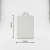 Llaveros de Plastico Sublimable x10 unidades - Jasa Sublimacion SRL