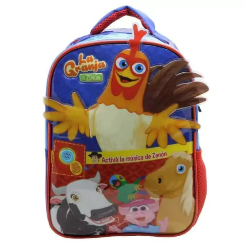 MOCHILA CRESKO BARTOLITO 12 PULGADAS 32X25X11CM COLOR AZUL PRECIO UNITARIO (BTS) (GZ032)