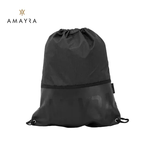 MOCHILA DE TELA AMAYRA FIT 42X36CM - COLOR NEGRO ( DDM ) (67F2841)