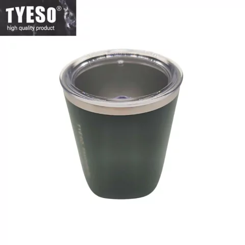 VASO TERMICO TYESO DE ACERO INOXIDABLE CON TAPA COLOR VERDE PRECIO UNITARIO (BTS) (TS8784C)