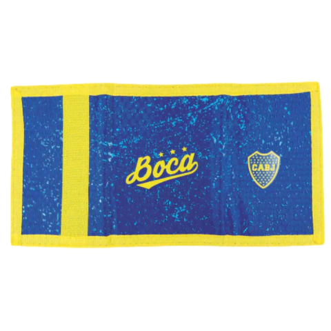 BILLETERA DE TELA BOCA JUNIORS 8X12CM ESTAMPA BOCA ESTRELLAS (BJ431A)