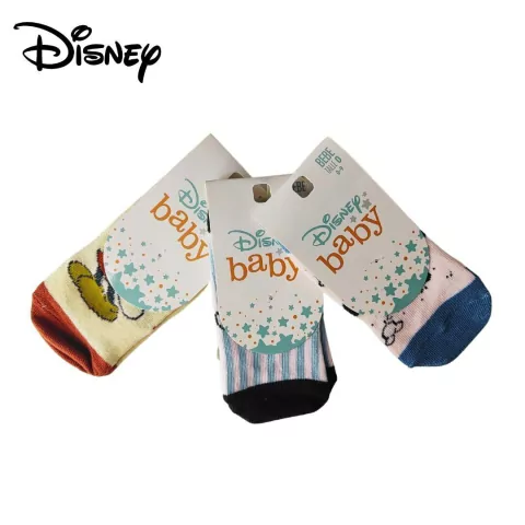 PACK X12 MEDIAS 1/2 CAÑA DE BEBE ESTAMPA MICKEY MOUSE TALLE 1 (DMK5885T1)