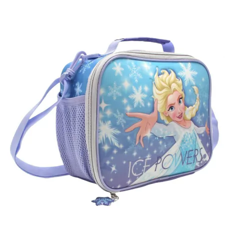 LUNCHERA FROZEN ICE POWERS 25X21X10CM COLOR LILA PRECIO UNITARIO (BTS) (57856)